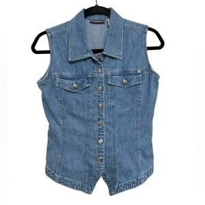 American Vintage Blue Denim Vest